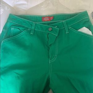 Dickies Women’s Carpenter Green Pants size 5/27